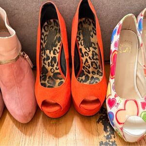 Variety of heels and booties (priced each)